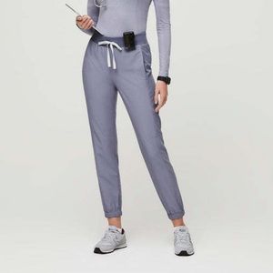 Vapor Blue Space Dye Figs Jogger Scrub Pant